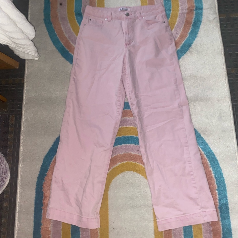 Light Pink Casual Pants